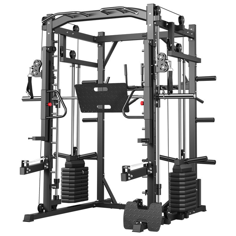 Home Gym Equipment Set - جهاز سميث الشامل للتدريب، رف قوة