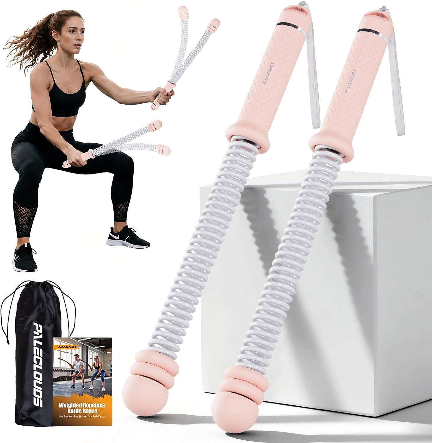 Home Gym Portable - حبال تدريب محمولة بدون حبال، حبال