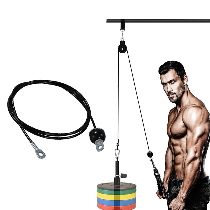 Lat Pulldown Cable - نظام بكرة كابلات رياضية شديدة التحمل،