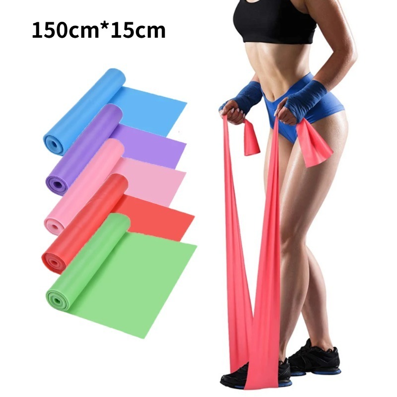 أشرطة مقاومة من اللاتكس الطبيع - مراجعة Leg Home Gym Workout وسعره