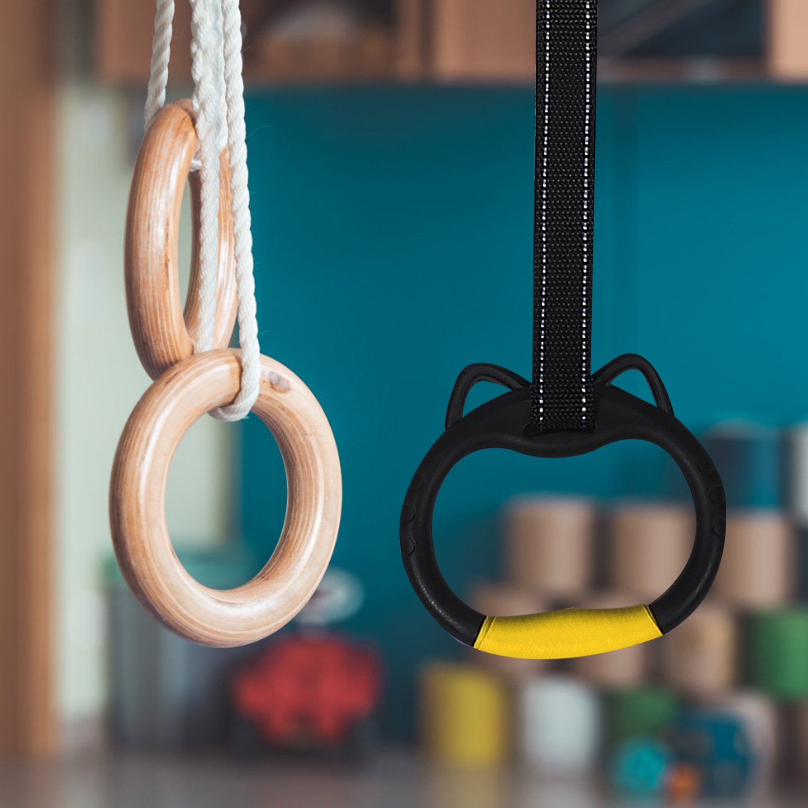 1 مجموعة 1 مجموعة حلقات الجمبا - مراجعة Home Gym Equipment Set وسعره