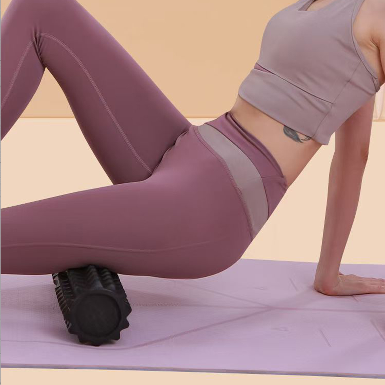 مجموعة أسطوانة تدليك من الفوم  - مراجعة Home Gym Yoga وسعره