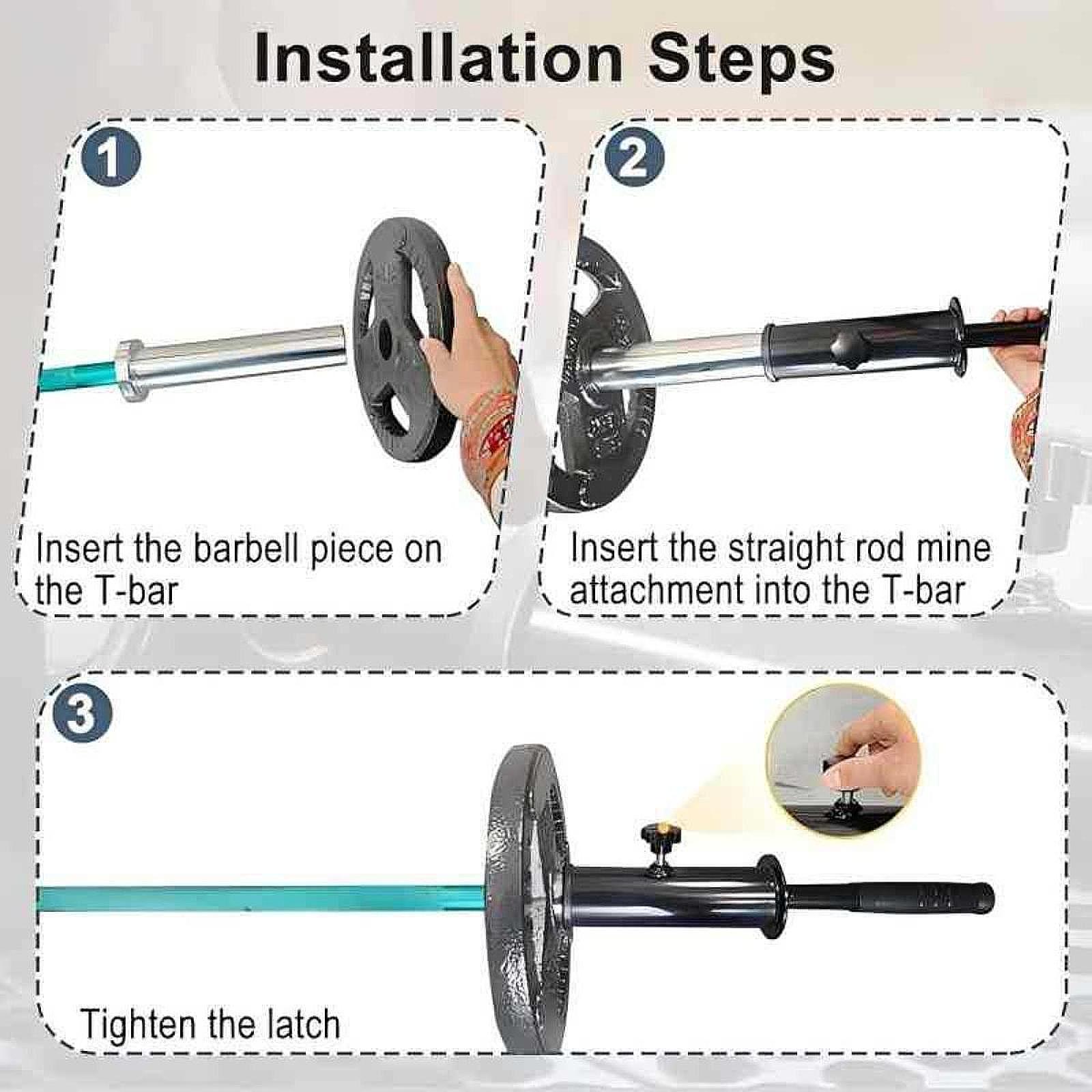 مقبض باربل للعضلات ذات الرأسين - مراجعة Home Gym Equipment Set وسعره