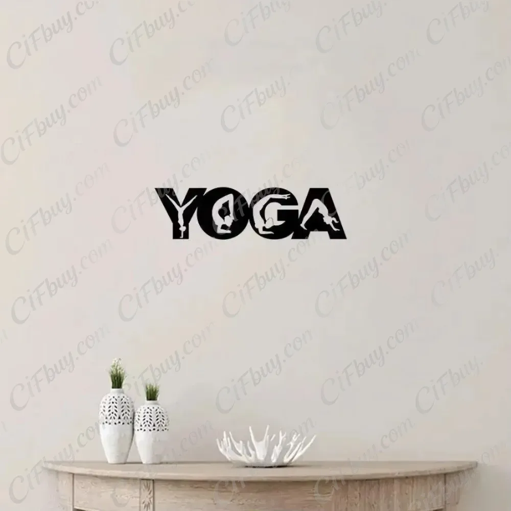 لوحة فنية معدنية لصوريات اليوغ - مراجعة Home Gym Yoga وسعره