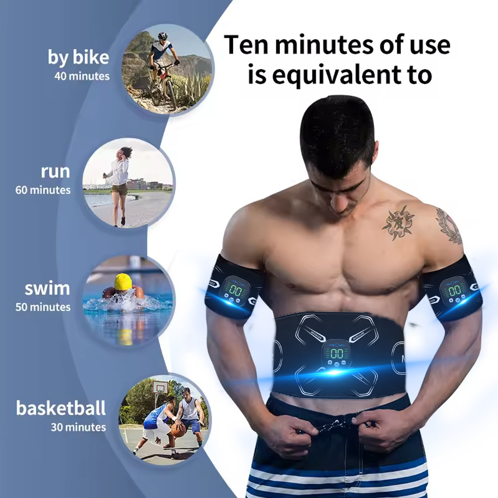 جهاز تحفيز العضلات الكهربائي E - مراجعة Leg Home Gym Workout وسعره